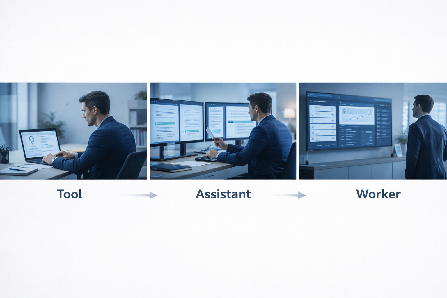 Tool Assistant Worker progression visual